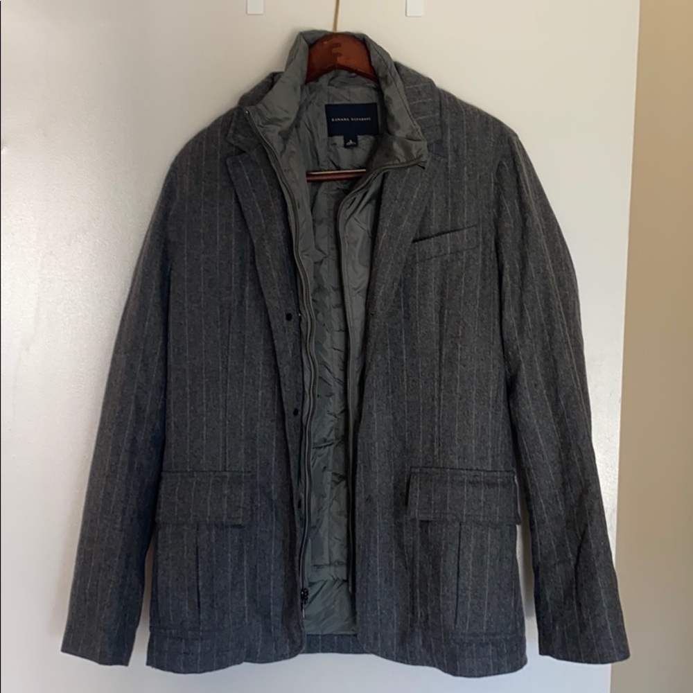 Banana trpublic coat with removable lining